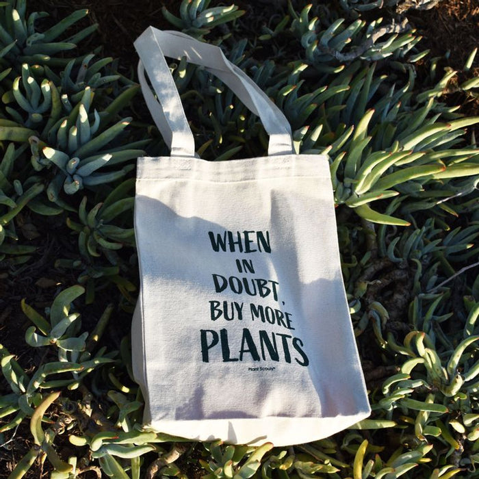 "Buy More Plants" Tote Bag